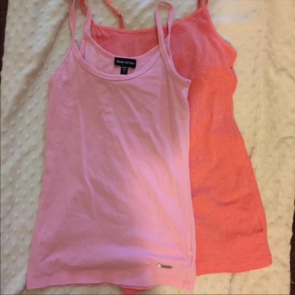 bebe Tops - 2 pink Bebe cami tank top